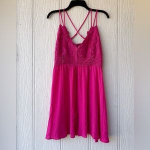 Chelsea & Violet Crochet Lace Mini Dress